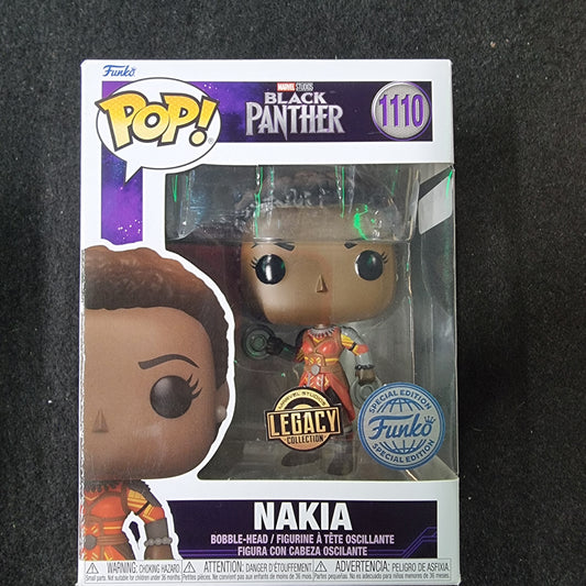 FUNKO POP MARVEL STUDIOS BLACK PANTHER NAKIA SPECIAL EDITION #1110