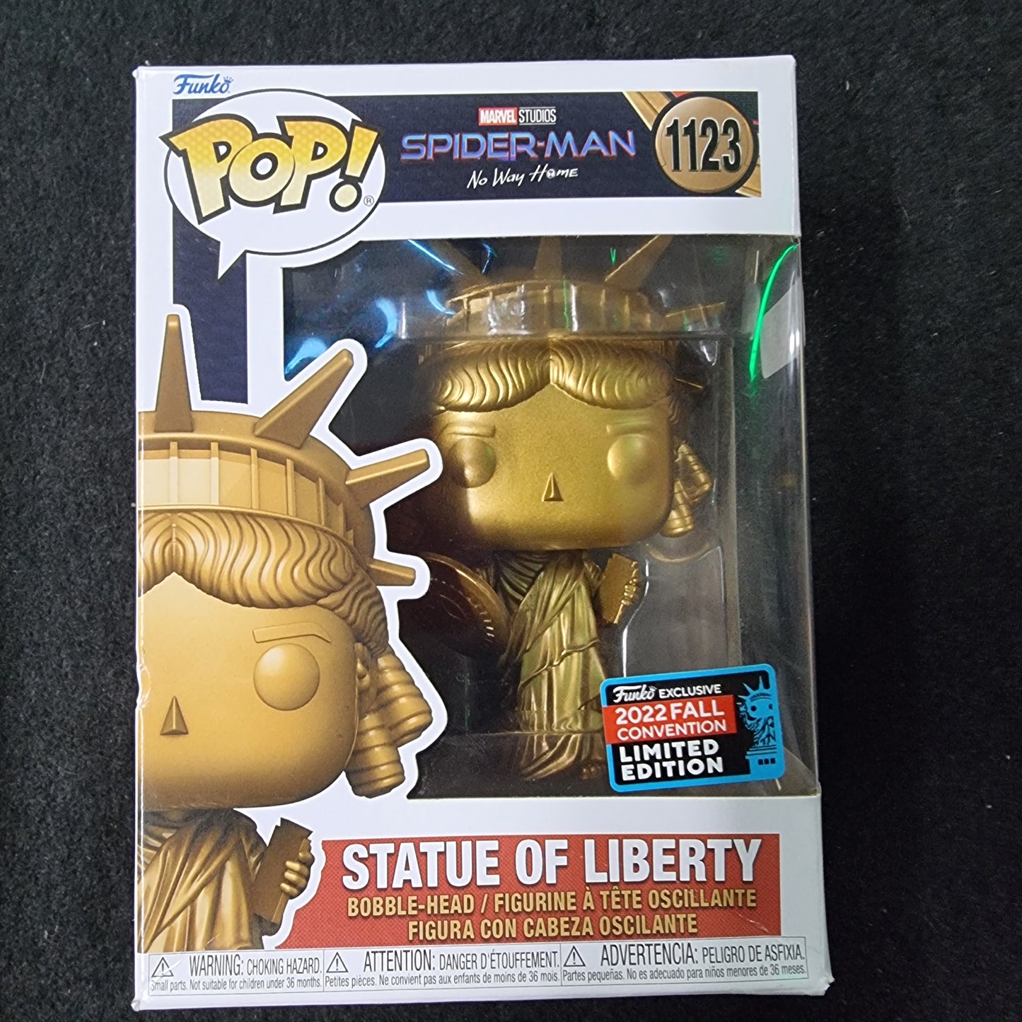 FUNKO POP MARVEL STUDIOS SPIDER-MAN NO WAY HOME STATUE OF LIBERTY LIMITED EDITION #1123