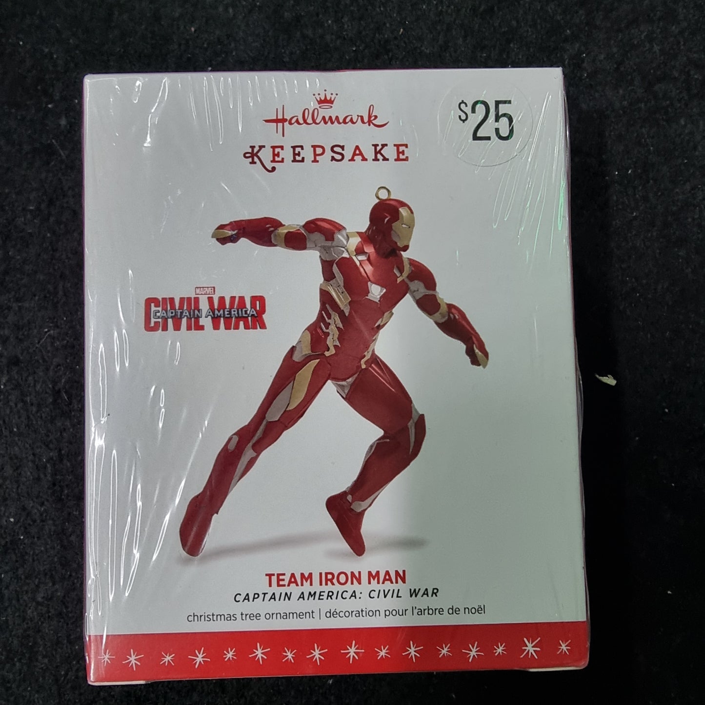 Captain America: Civil War Ironman Hallmark Ornament 2016 NIB