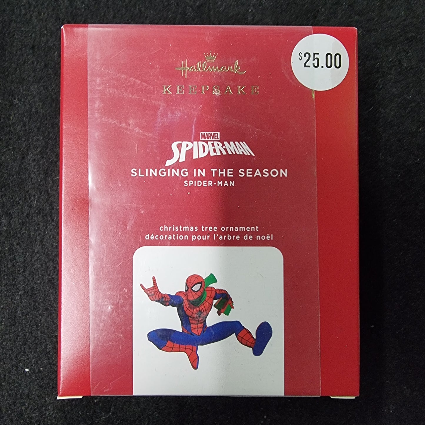 2020 Hallmark Keepsake Slinging In The Season Marvel SPIDER-MAN Ornament