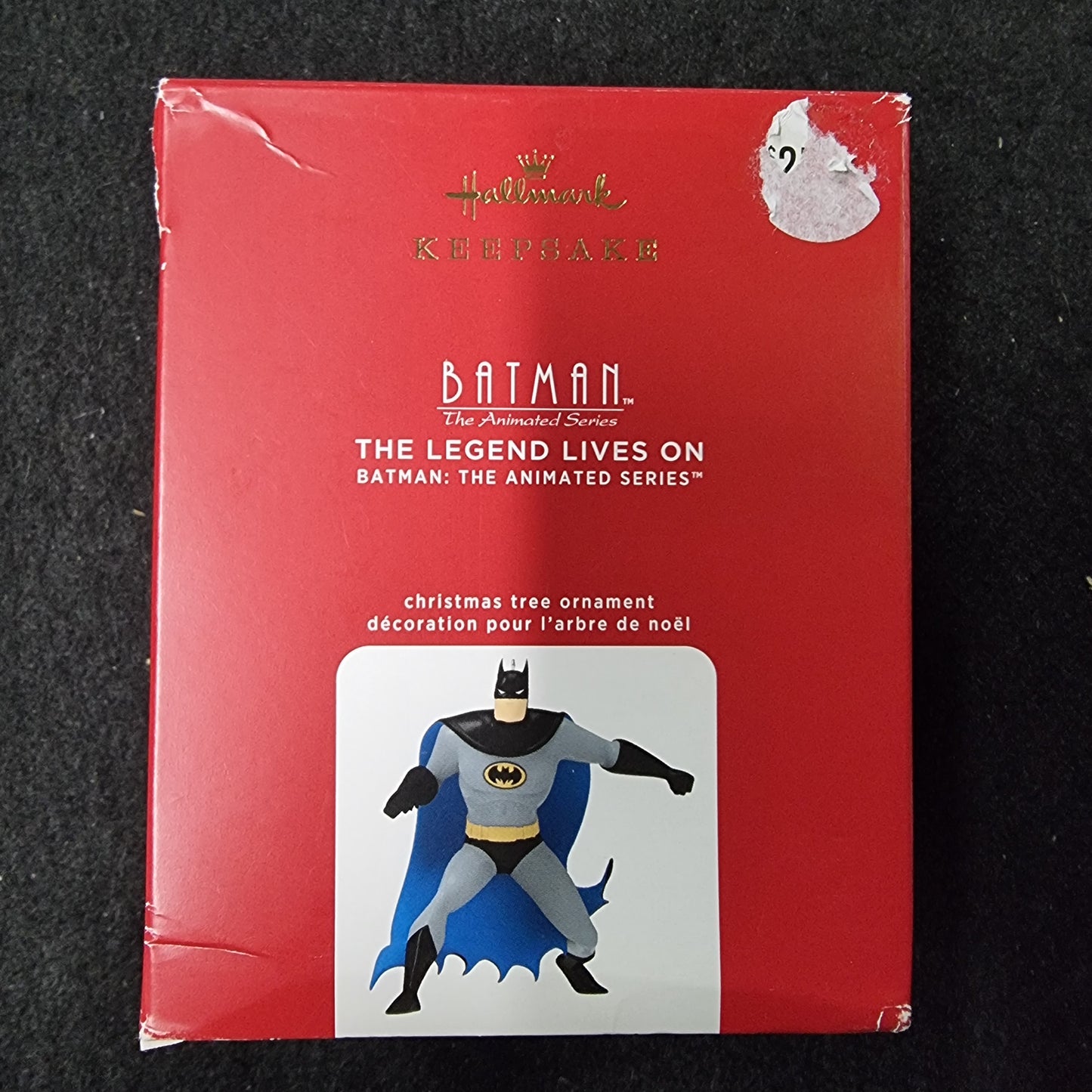 Hallmark Batman The legend Lives On The Animated Series Christmas Tree Ornament