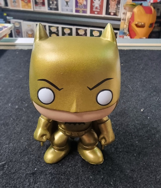 FUNKO POP  DC SUPER HEROES GOLDEN MIDAS BATMAN #163 (NO BOX)