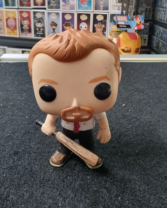 FUNKO POP SHAUN OF THE DEAD BLOODY SHAUN #240 EXCLUSIVE (NO BOX)