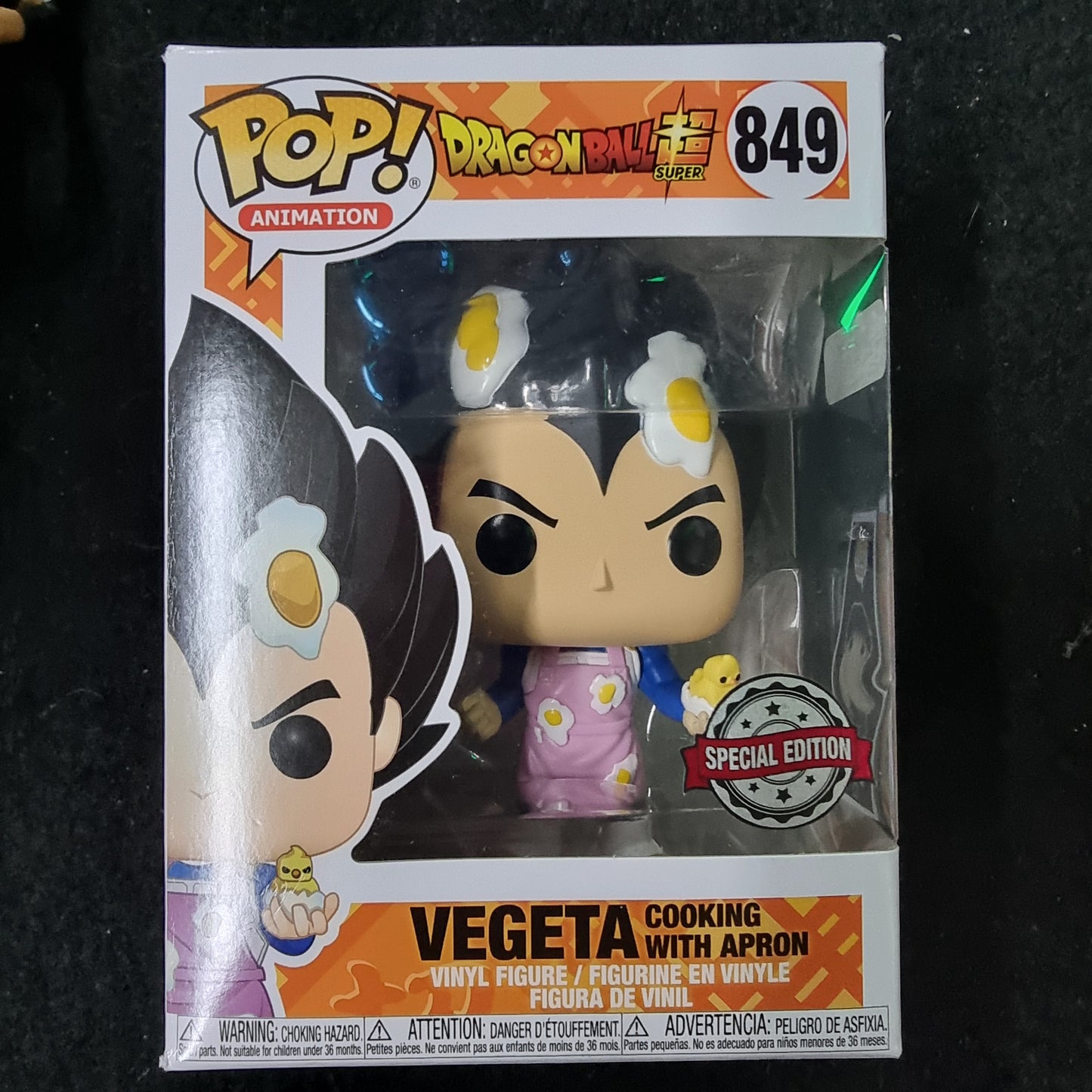 FUNKO POP DRAGONBALL Z VEGETA COOKING WITH APRON SPECIAL EDITION #849