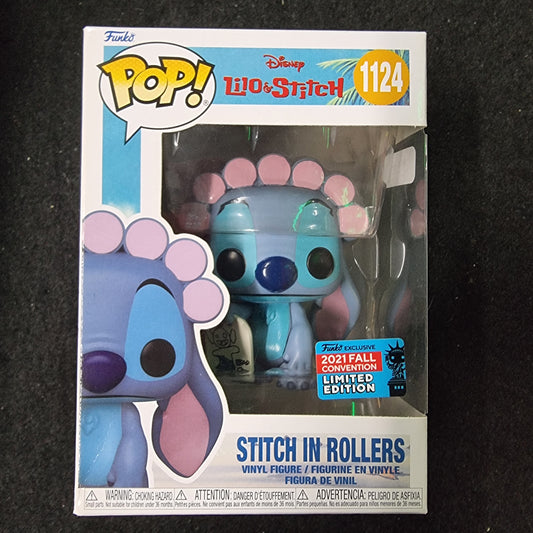 FUNKO POP DISNEY LILO & STITCH STITCH IN ROLLERS 2021 FALL EDITION #1124