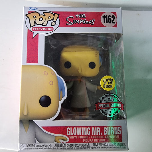 FUNKO POP THE SIMPSON GLOWING MR.BURNS SPECIAL EDITION #1162