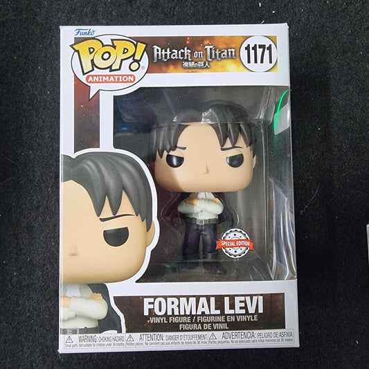 FUNKO POP ATTACK ON TITAN FORMAL LEVI SPECIAL EDITION #1171