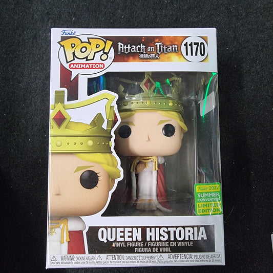 FUNKO POP ATTACK ON TITAN QUEEN HISTORIA #1170 LIMITED EDITION