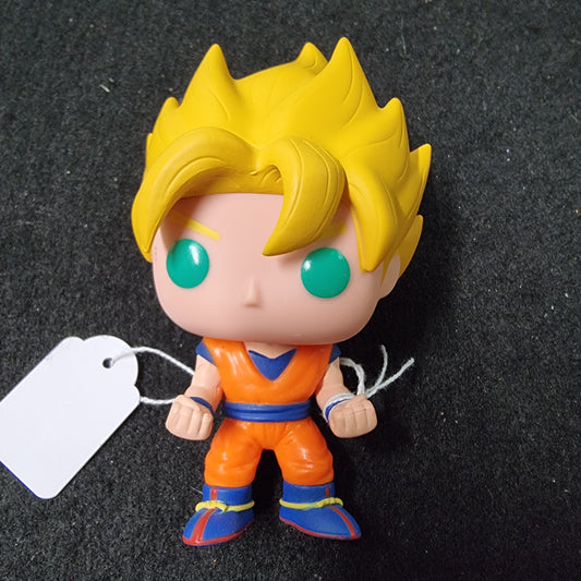 Funko Pop Dragon Ball Z Super Saiyan Goku #14 Figure Loose OOB rare vaulted