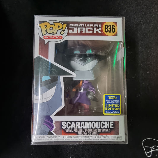 FUNKO POP SAMURAI JACK SCARAMOUCHE #836 LIMITED EDITION