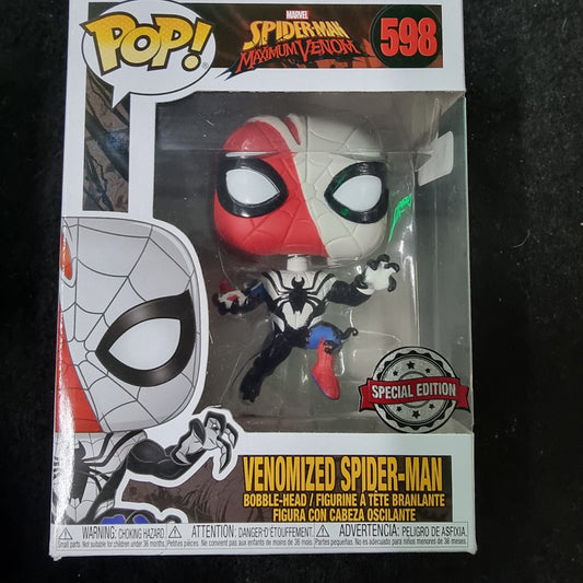 FUNKO POP MARVEL SPIDER-MAN VENOMIZED SPIDER-MAN SPECIAL EDITION #598