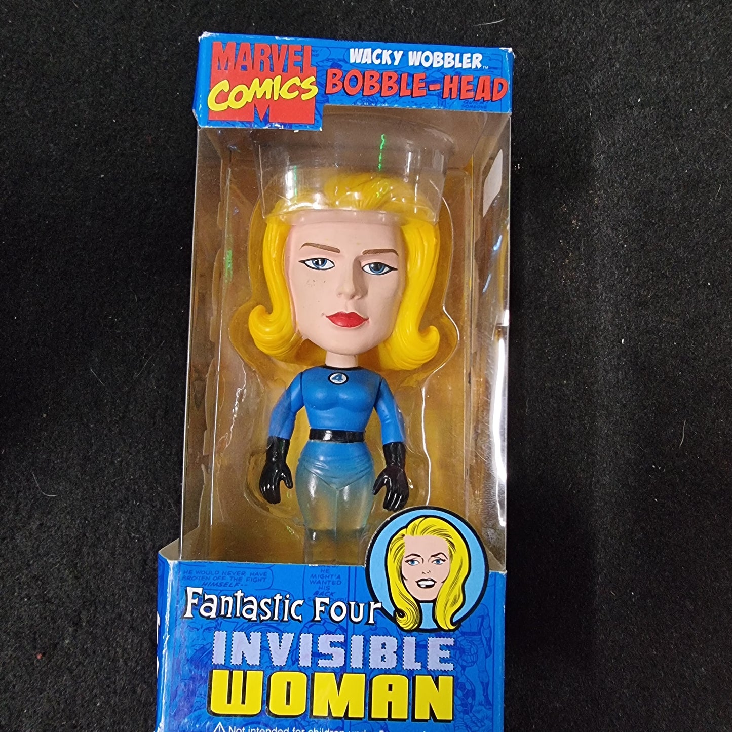 MARVEL COMICS WACKY WOBBLER FANTASIC FOUR INVISIBLE WOMAN