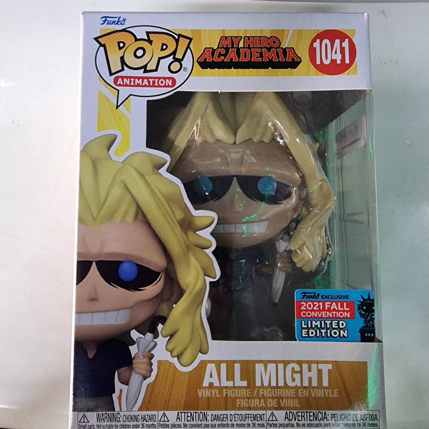 FUNKO POP MY HERO ACADEMIA ALL MIGHT #1041 2021 SUMMER FALL CONVENTION