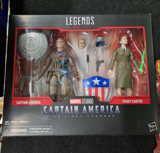 Marvel Legends MCU 80 Years Captain America Peggy Carter 2 Pack 2018