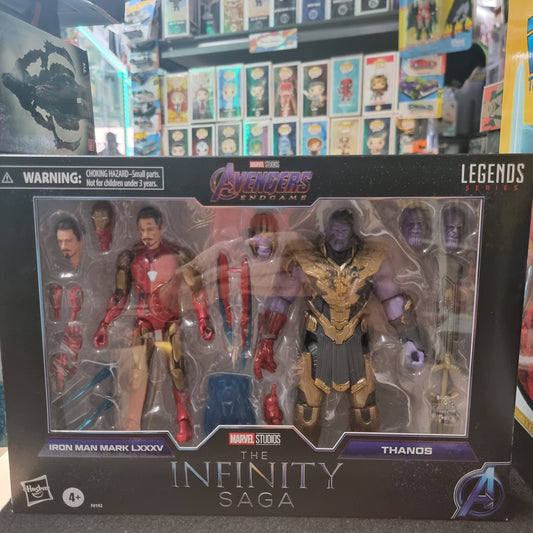 Iron Man/ Thanos Avengers Infinity Saga Figure Set