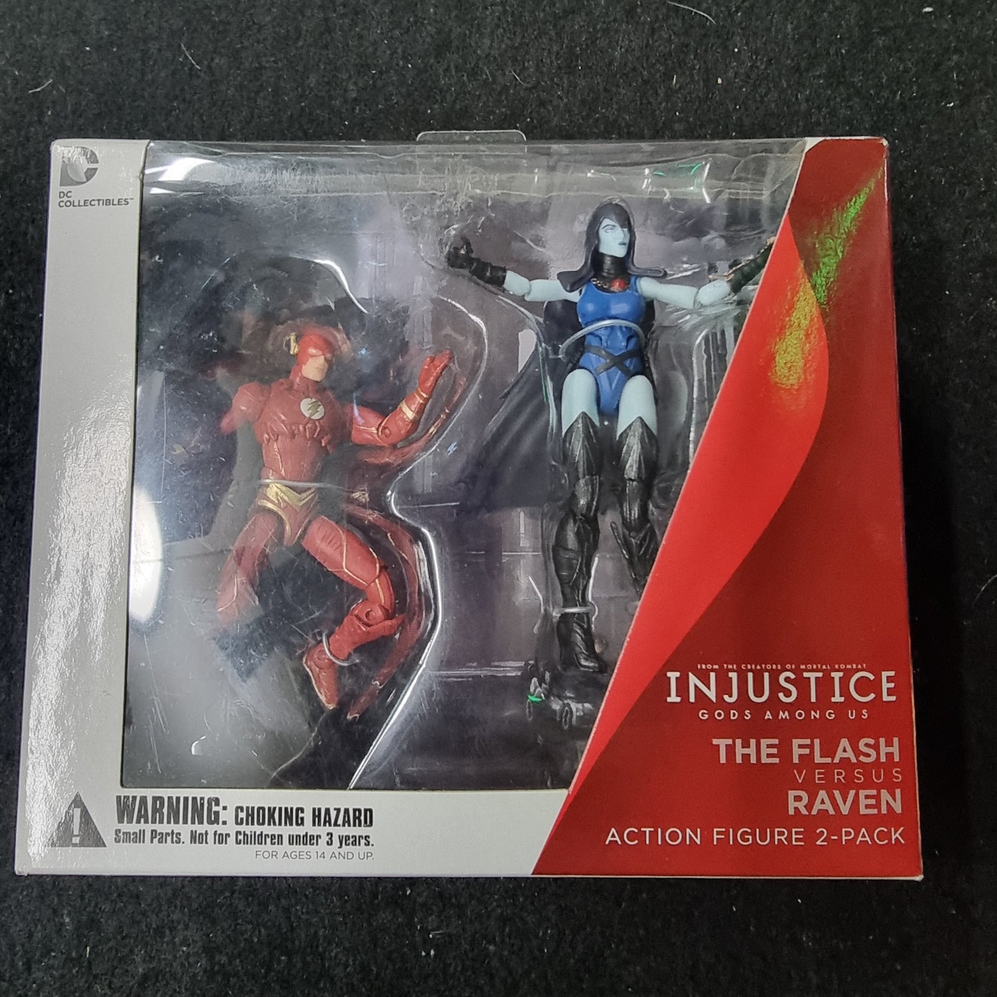 Injustice Gods Among Us THE FLASH Vs RAVEN 2-Pack 3.75 Action Figure Set DC