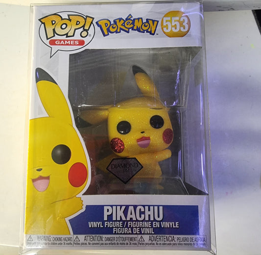 FUNKO POP POKEMON PIKACHU #553 DIAMOND COLLECTION