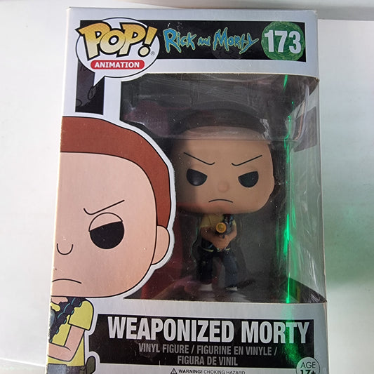 FUNKO POP RICK AND MORTY WEAPONIZED MORTY #173