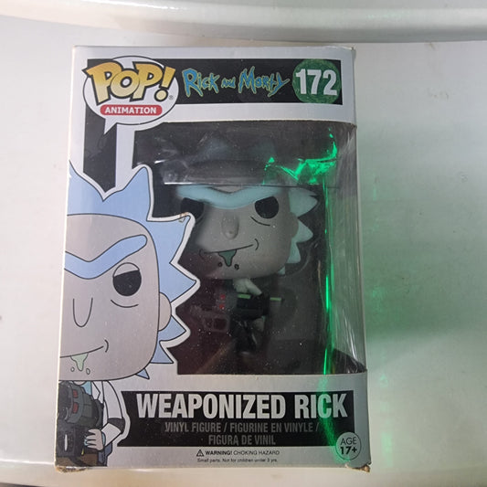 FUNKO POP MARVEL RICK AND MORTY WEAPONIZED RICK #172