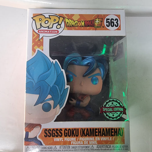 FUNKO POP DRAGON BALL Z SSGSS GOKU (KAMEHAMEHA) SPECIAL EDITION #563