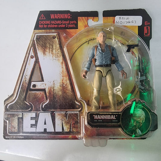 A-TEAM HANNIBAL 4” FIGURE Liam Neeson 2010 Factory Sealed #17002