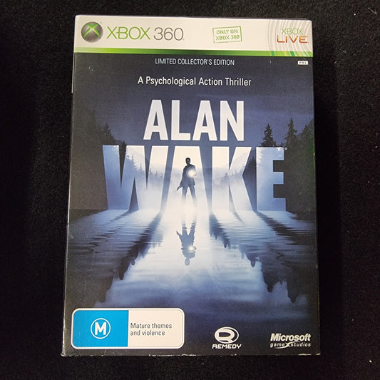 Alan Wake (Xbox 360) PAL - Limited Collectors Ed. Incl Game + Novel + DVD