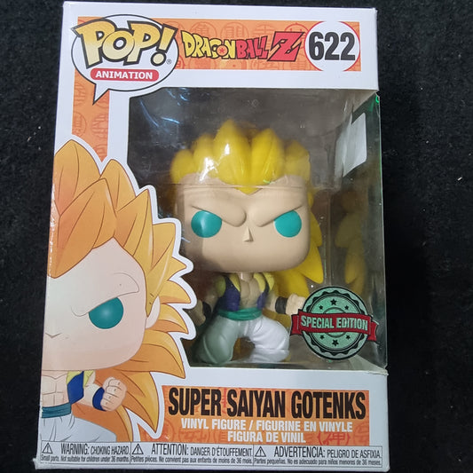 FUNKO POP DRAGON BALL Z SUPER SAIYAN GOTENKS # 622 SPECIAL EDITION