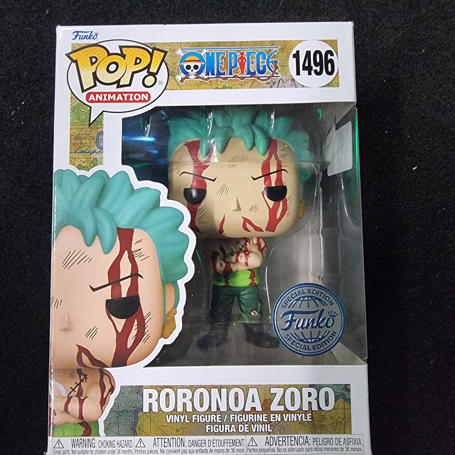 FUNKO POP ONEPIECE RORONOA ZORO #1496 SPECIAL EDITION