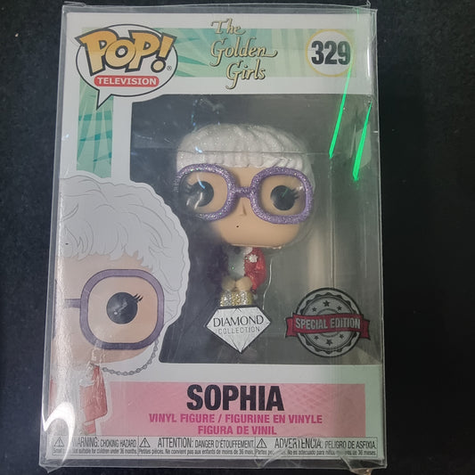 FUNKO POP THE GOLDEN GIRLS SOPHIA DIAMOND SPECIAL EDITION #329