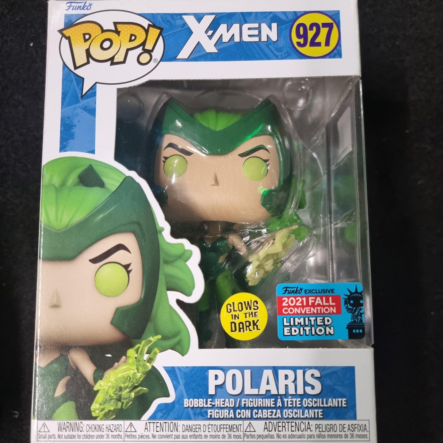 FUNKO POP X-MEN POLARIS #927 2021  FALL CONVENTION LIMITED EDITION