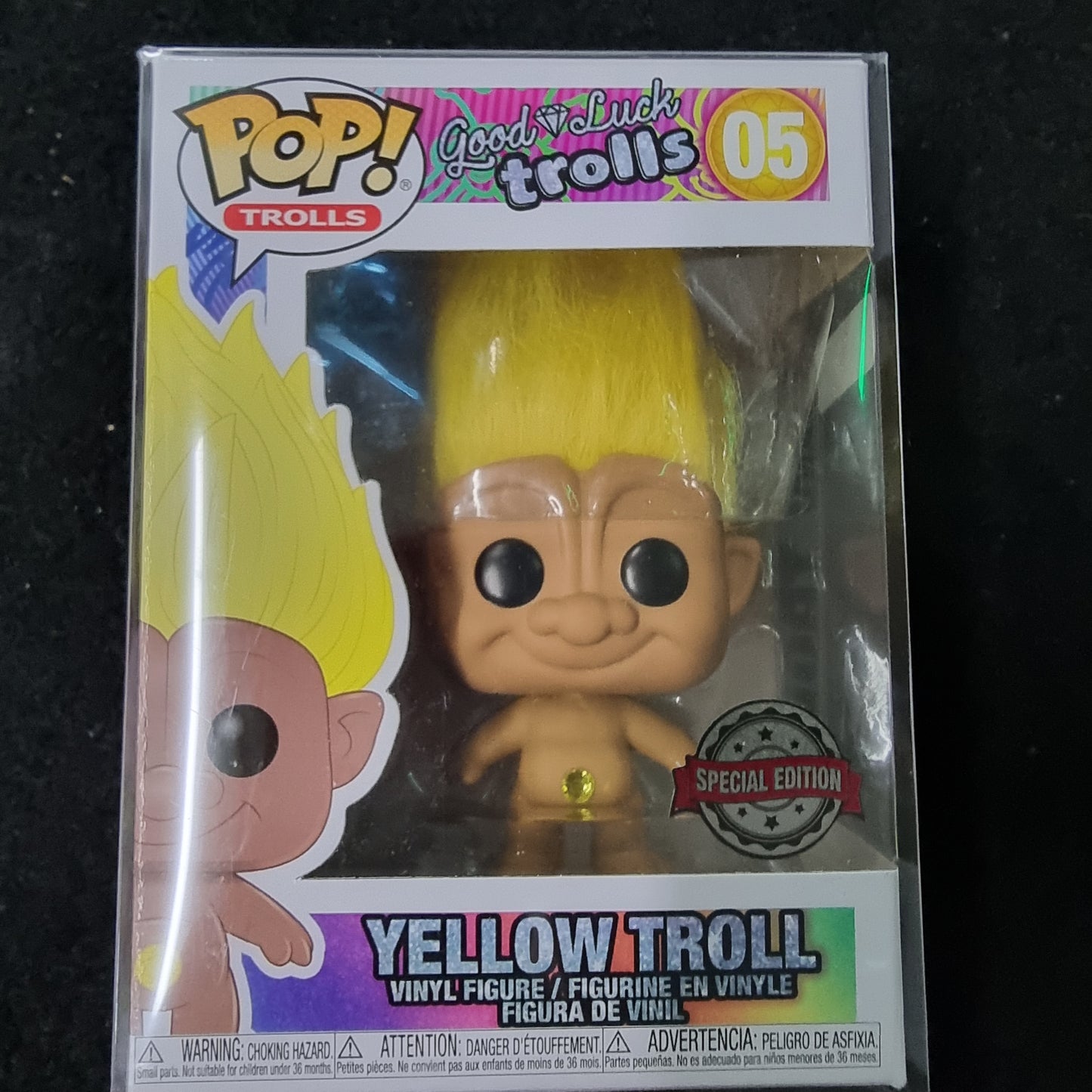 FUNKO POP GOOD LUCK TROLLS YELLOW TROLLS SPECIAL EDITION #05