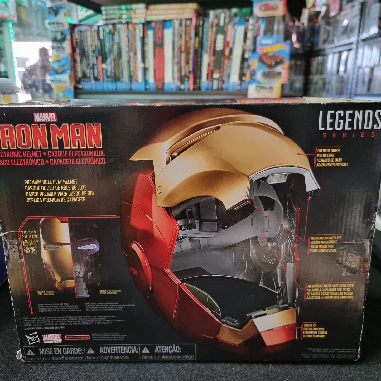 Marvel Legends ~ IRON MAN ELECTRONIC HELMET / COSPLAY - Hasbro