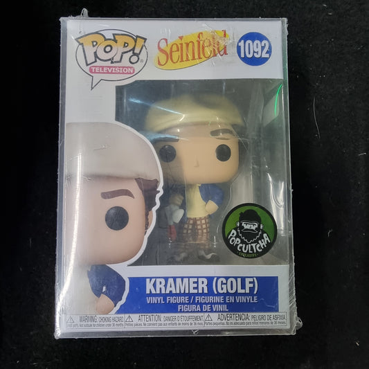 FUNKO POP SEINFELD KRAMER (GOLF) #1092 POPCULTURE EXCLUSIVE