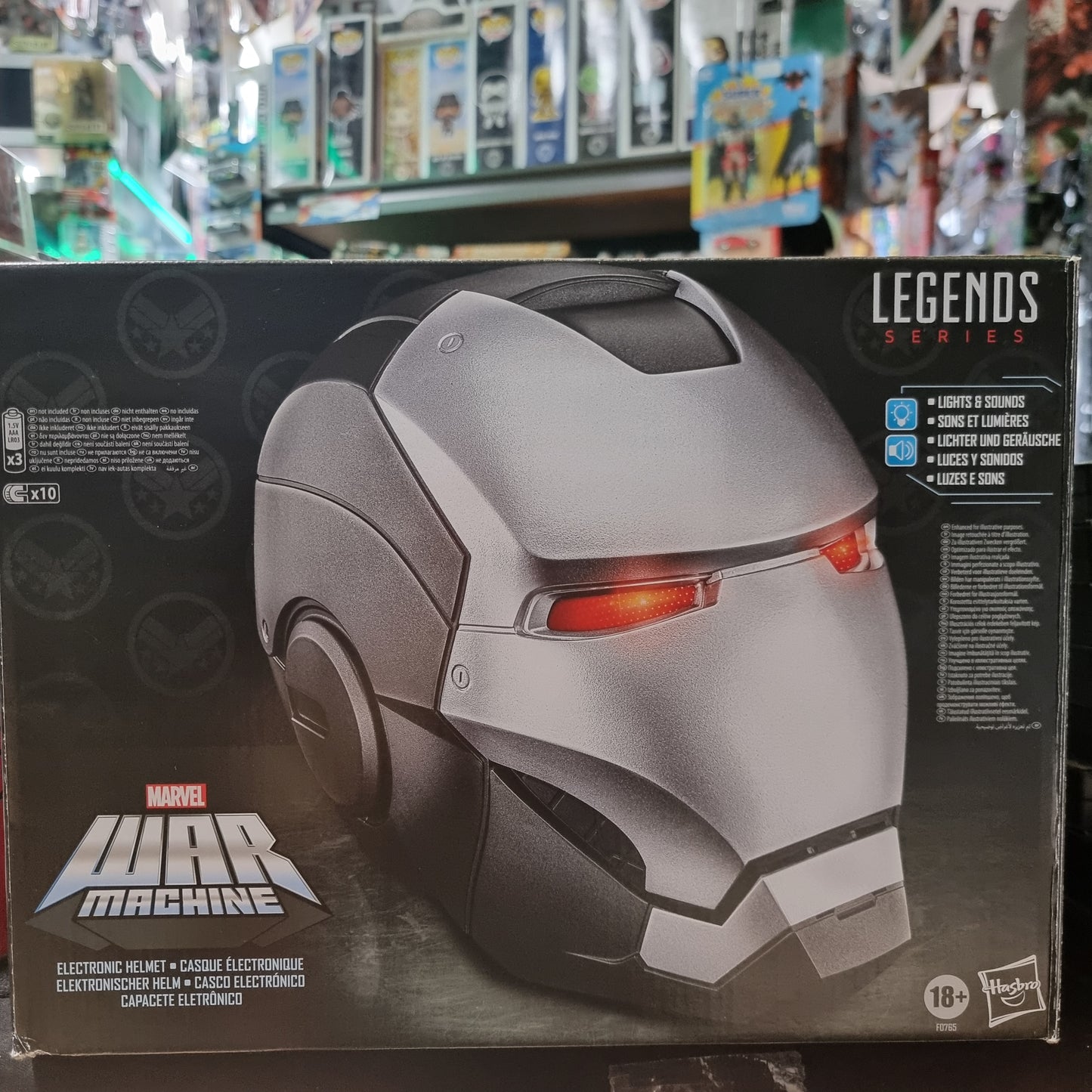 Marvel Legends War Machine Electronic Helmet