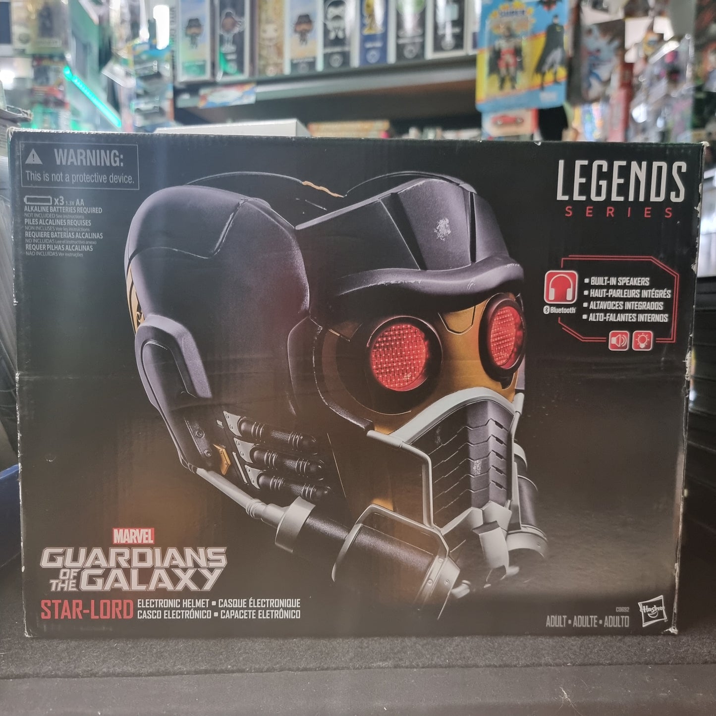 Marvel Legends Star-Lord Electronic Helmet Guardians Of The Galaxy