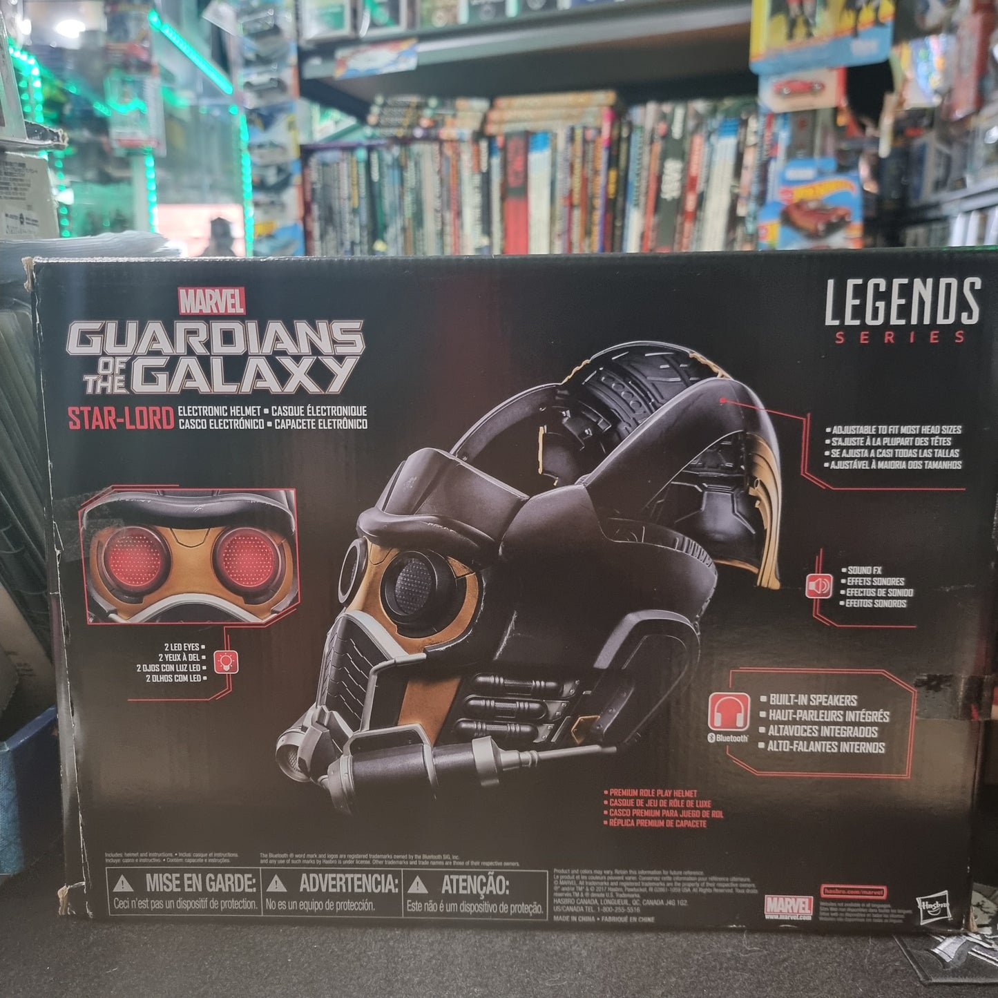 Marvel Legends Star-Lord Electronic Helmet Guardians Of The Galaxy