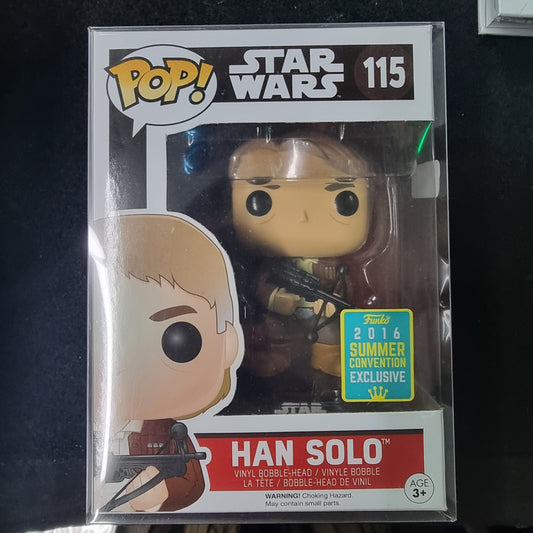 FUNKO POP STAR WARS HANS SOLO2016 SUMMER CONVENTION EXCLUSIVE #115