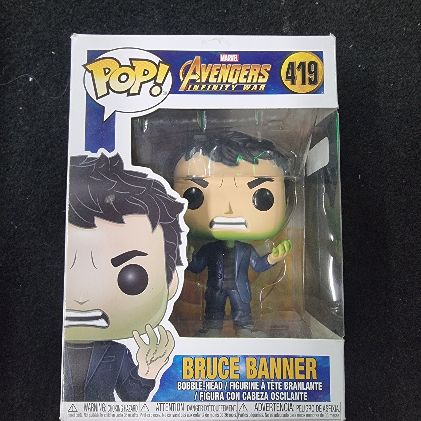 FUNKO POP MARVEL AVENGERS INFINITY WAR BRUCE BANNER #419