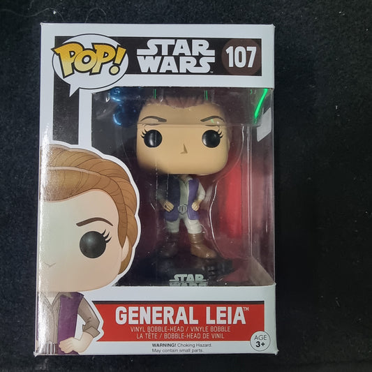 FUNKO POP STAR WARS GENERAL LEIA #107