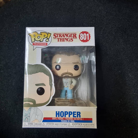 FUNKO POP STRANGER THINGS HOPPER #801