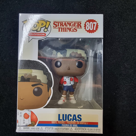 FUNKO POP STRANGER THINGS LUCAS # 807