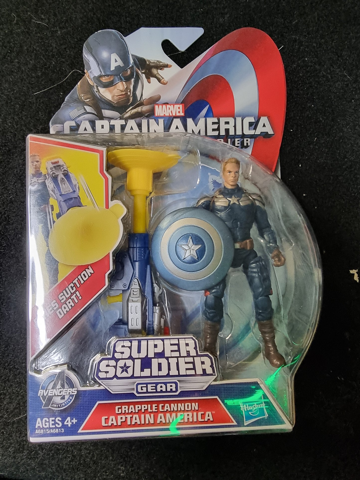 Captain America Super Soldier Gear Grapple Cannon Action Figure