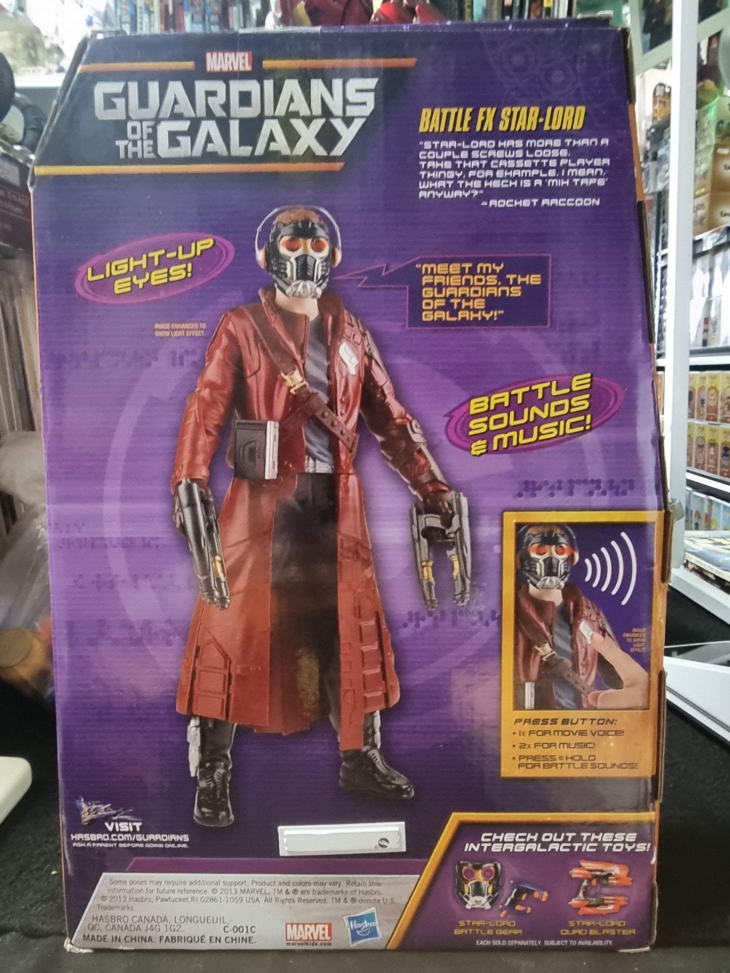 MARVEL GUARDAINS OF THE GALAXY BATTLE FX STAR LORD