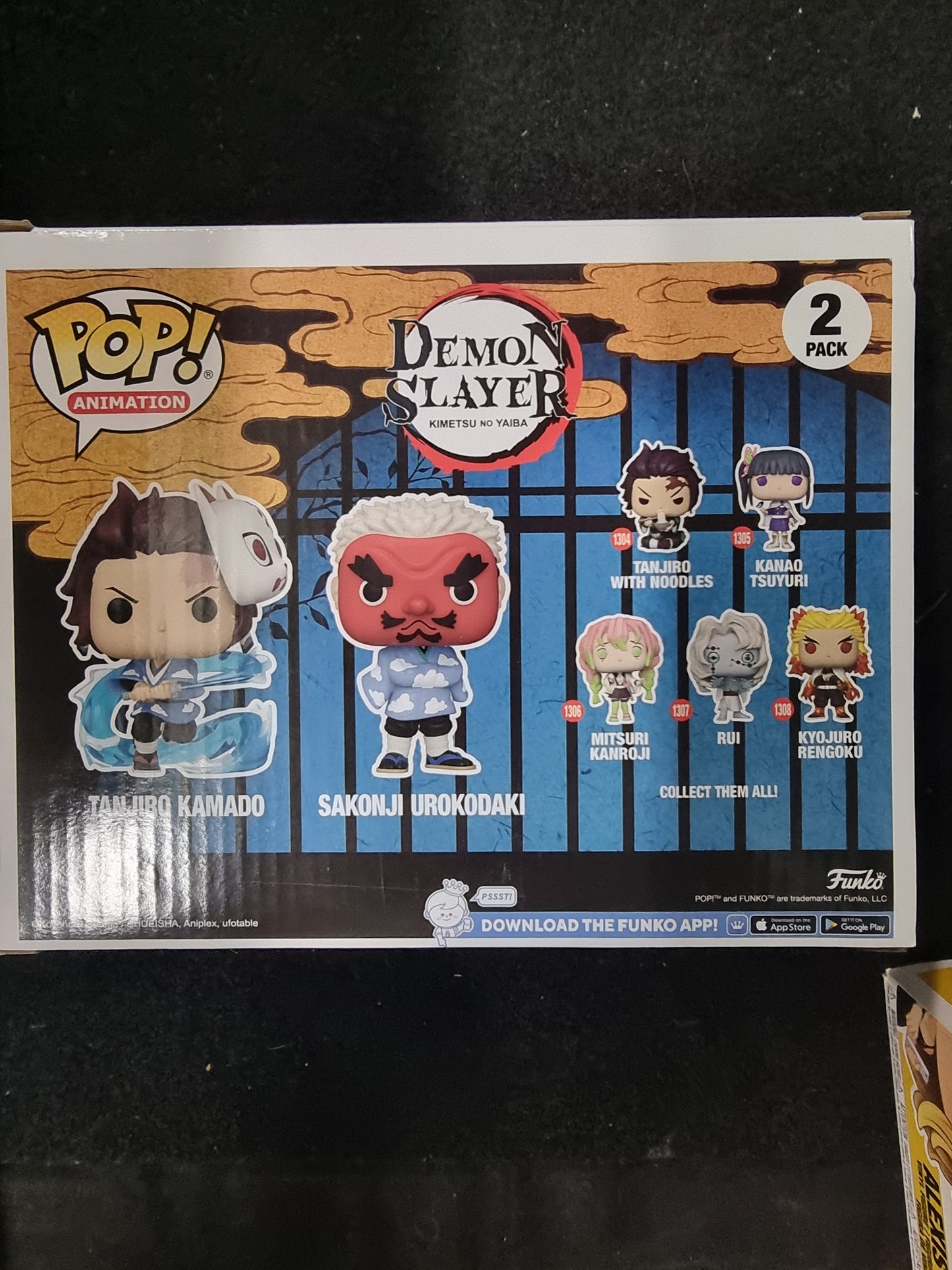 FUNKO POP DEMON SLAYER TANJIRO KAMANDO & SAKONJI UROKODAKI 2 PACK