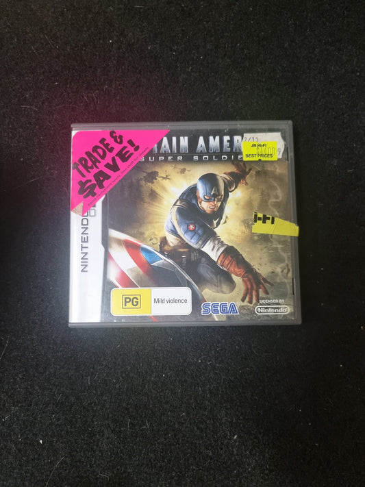 NINTENDO DS CAPTAIN AMERICA SUPER SOLDIER