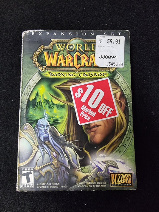 WORLD OF WARCRAFT THE BURNING CRUSADE PC GAME