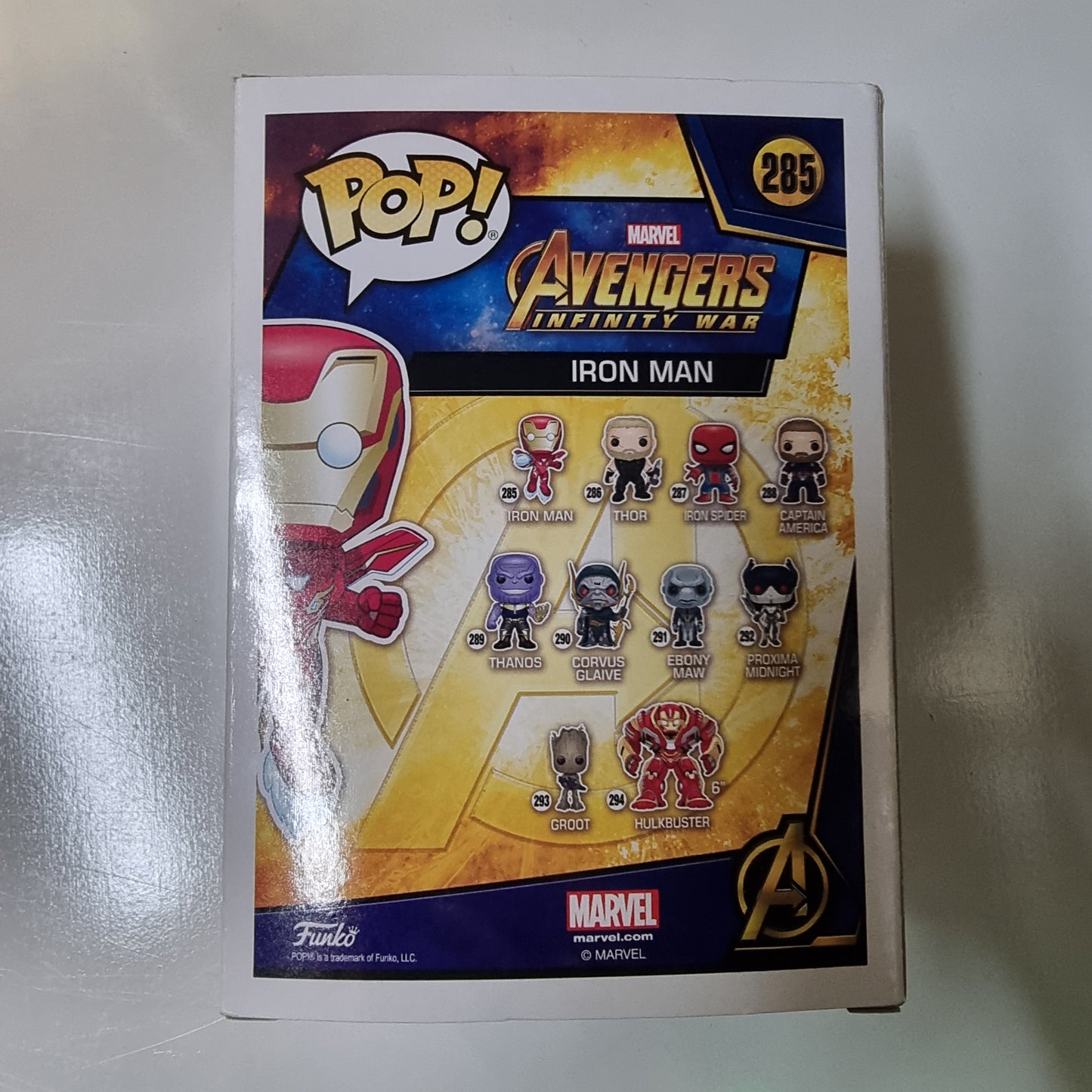 FUNKO POP MARVEL AVENGERS IRON MAN #285