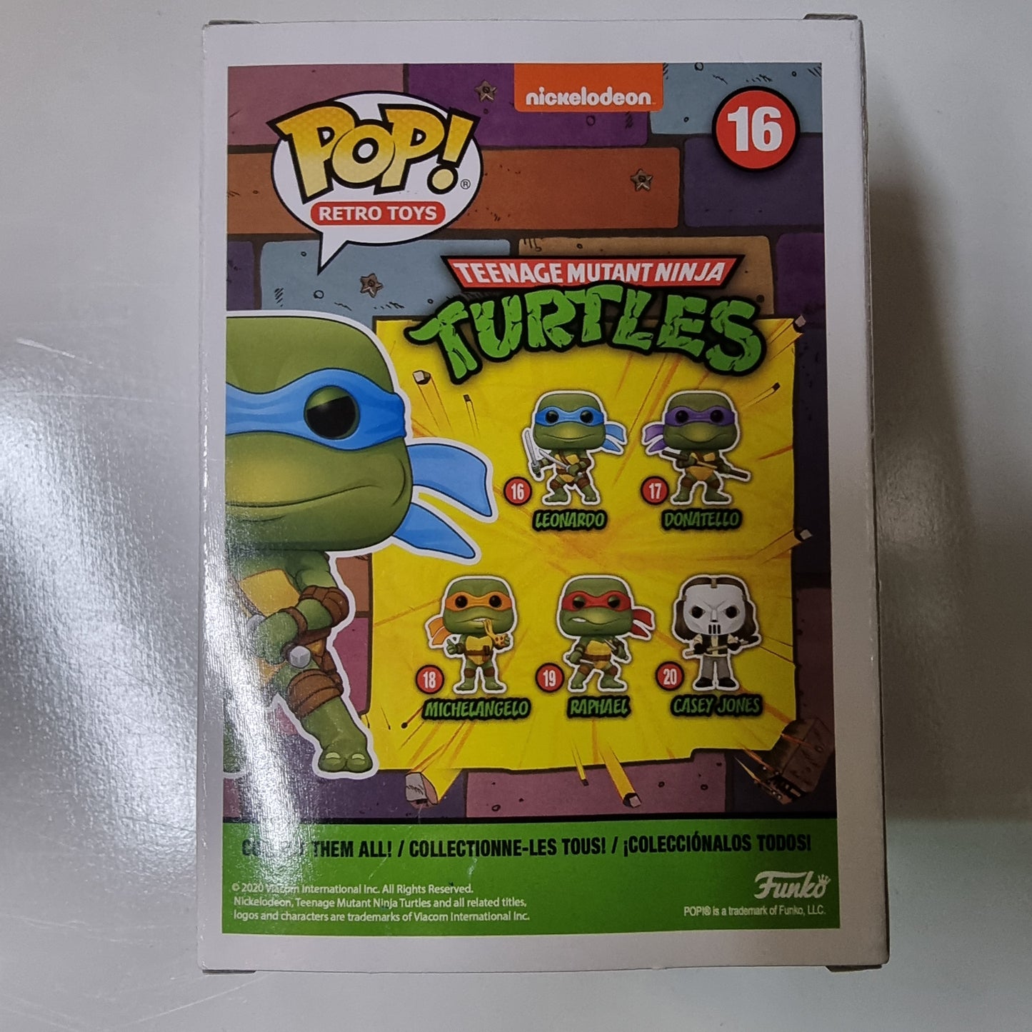 FUNKO POP TEENAGE MUTANT NINJA TURTLES LEONARDO #16