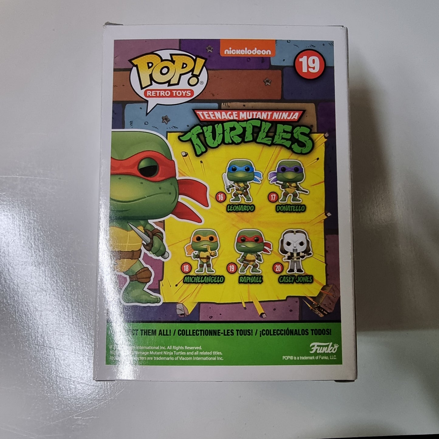 FUNKO POP TEENAGE MUTANT NINJA TURTLES RAPHAEL #19