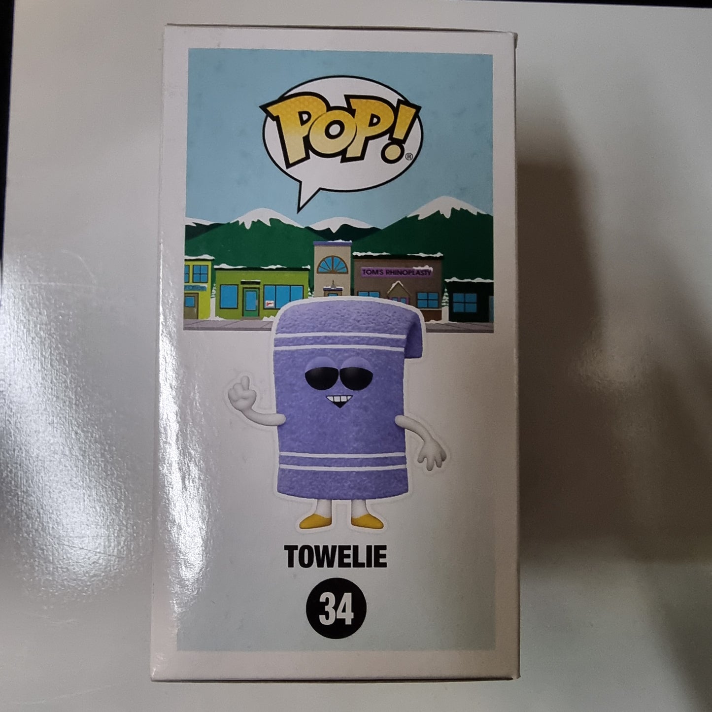 FUNKO POP SOUTH PARK TOWELIE #34 SPECIAL EDITION FLOCKED